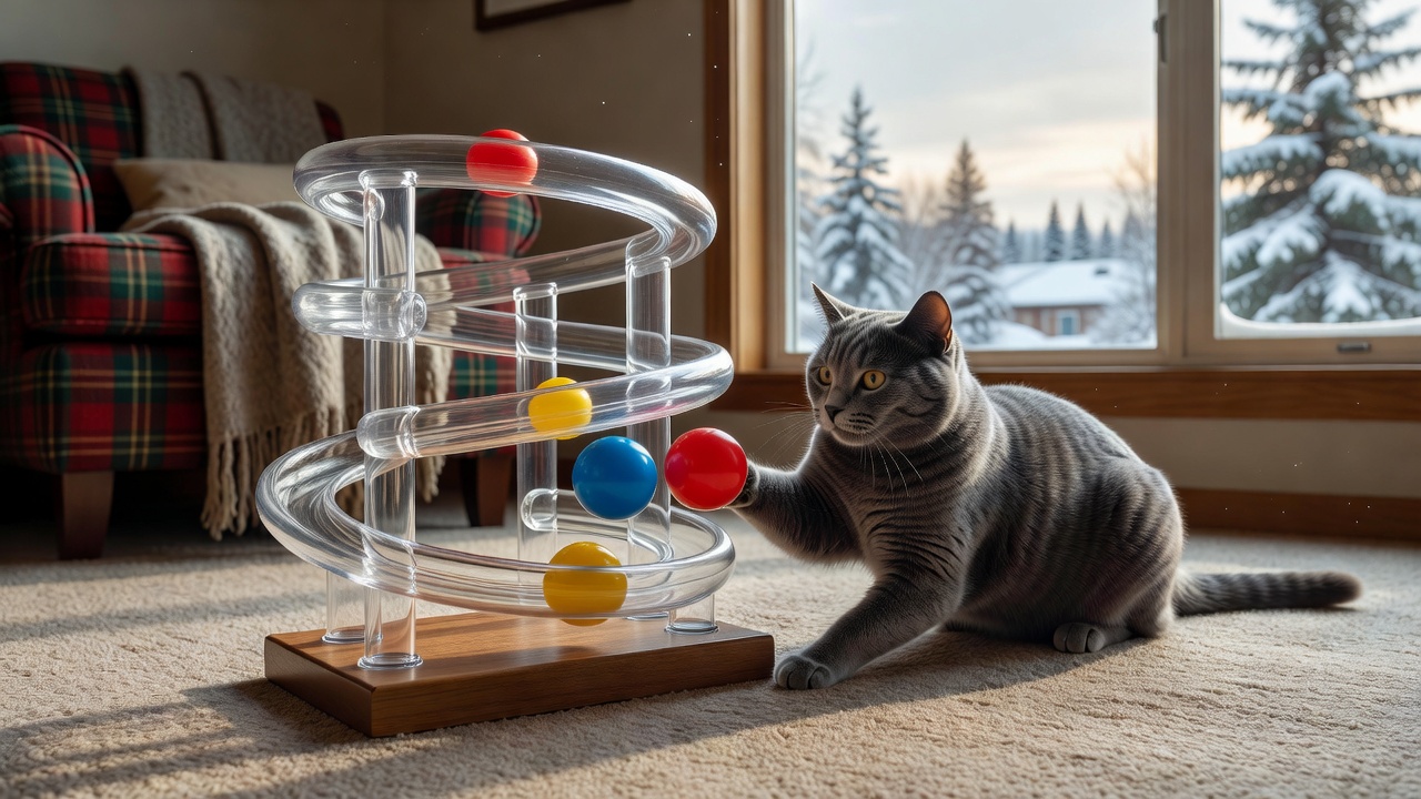 Cat Ball Track Toy