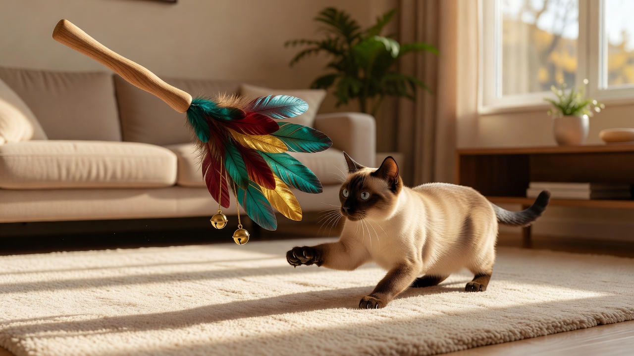 Interactive Feather Wand